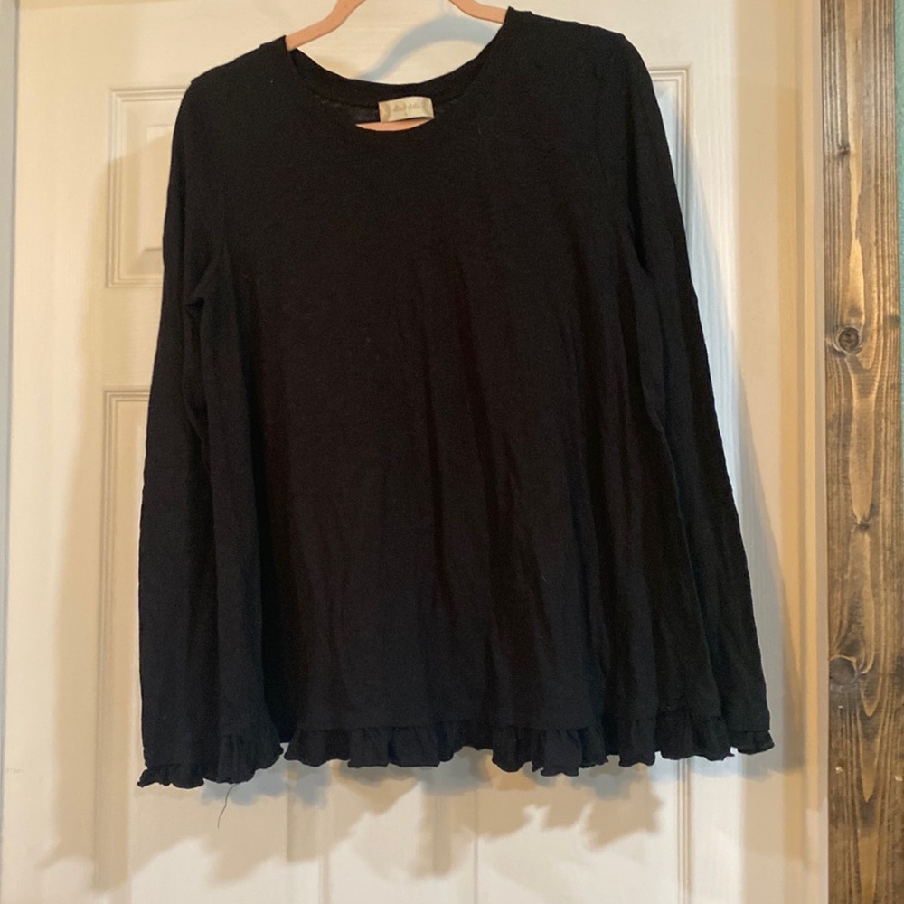 Altar’d State black top with drill trim size large